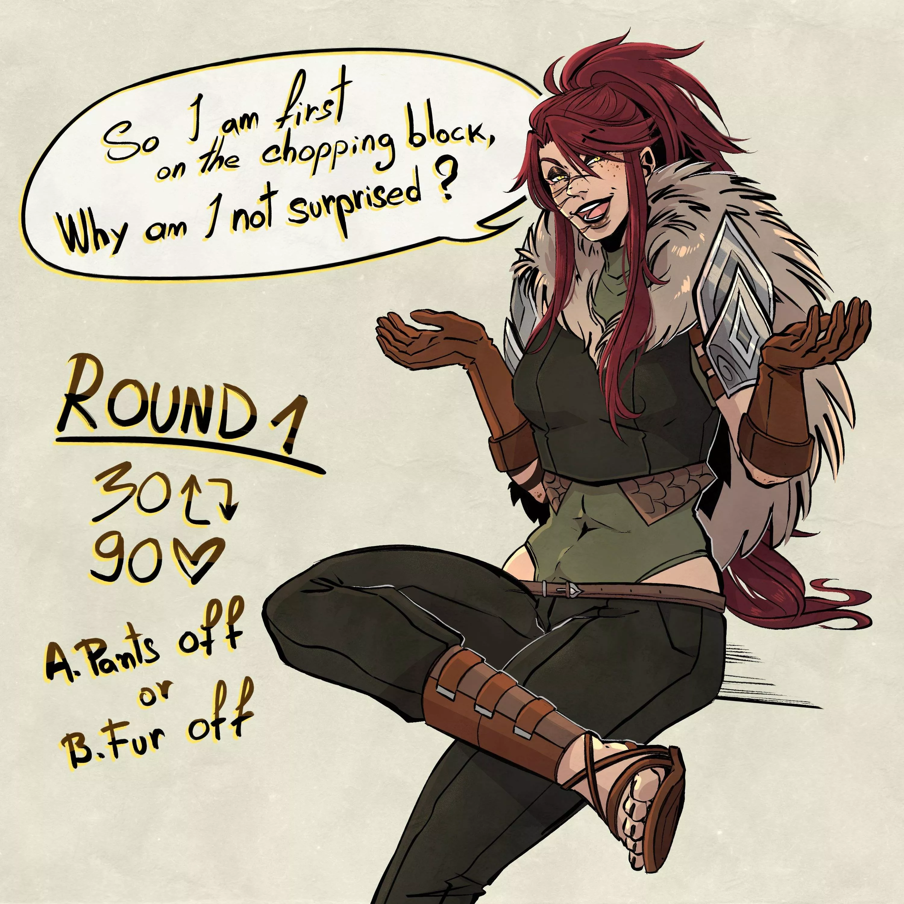 Best thing about twitter trends is that they give me excuses to undress my DnD gals