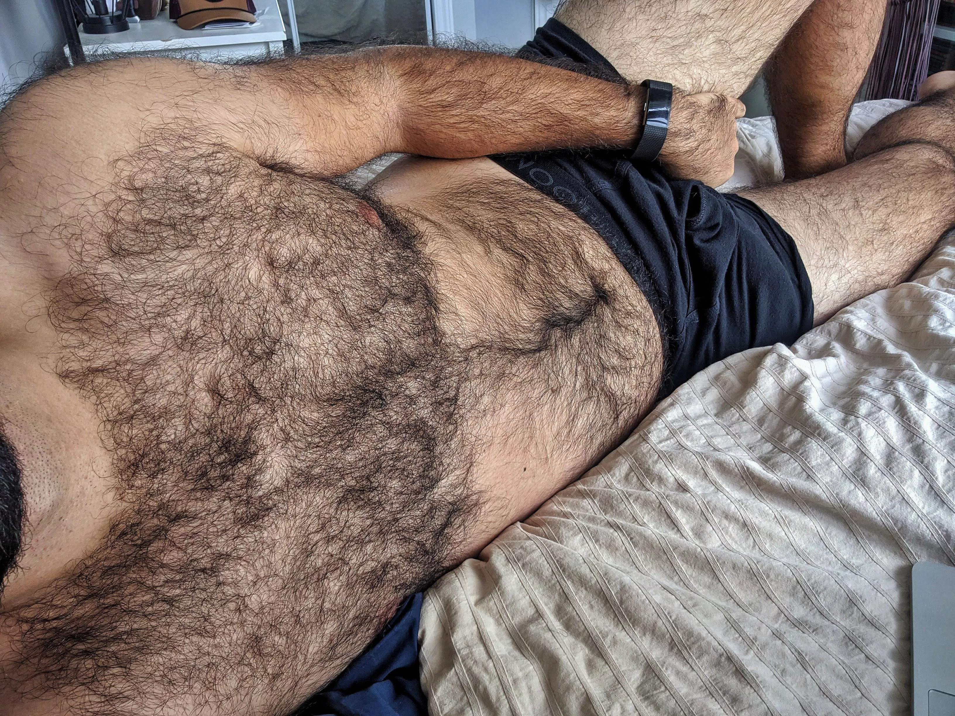 Bit distracted getting ready for the day