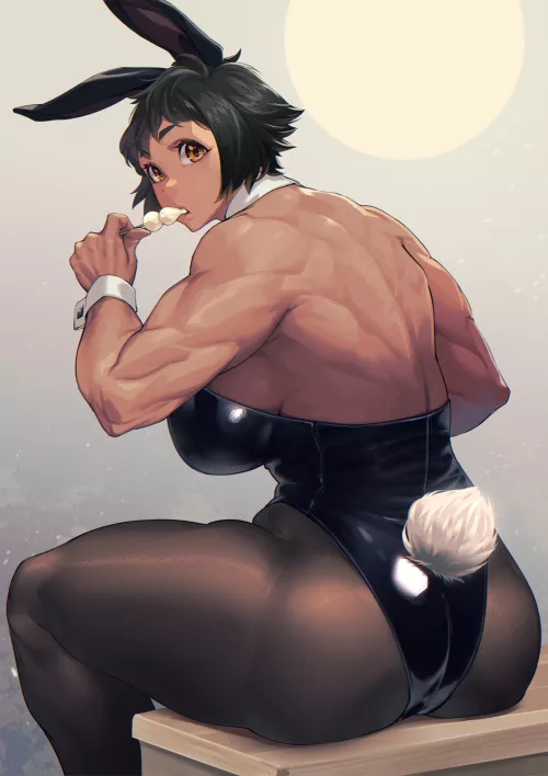 Buff Bunny [Artist: mikel_bk]