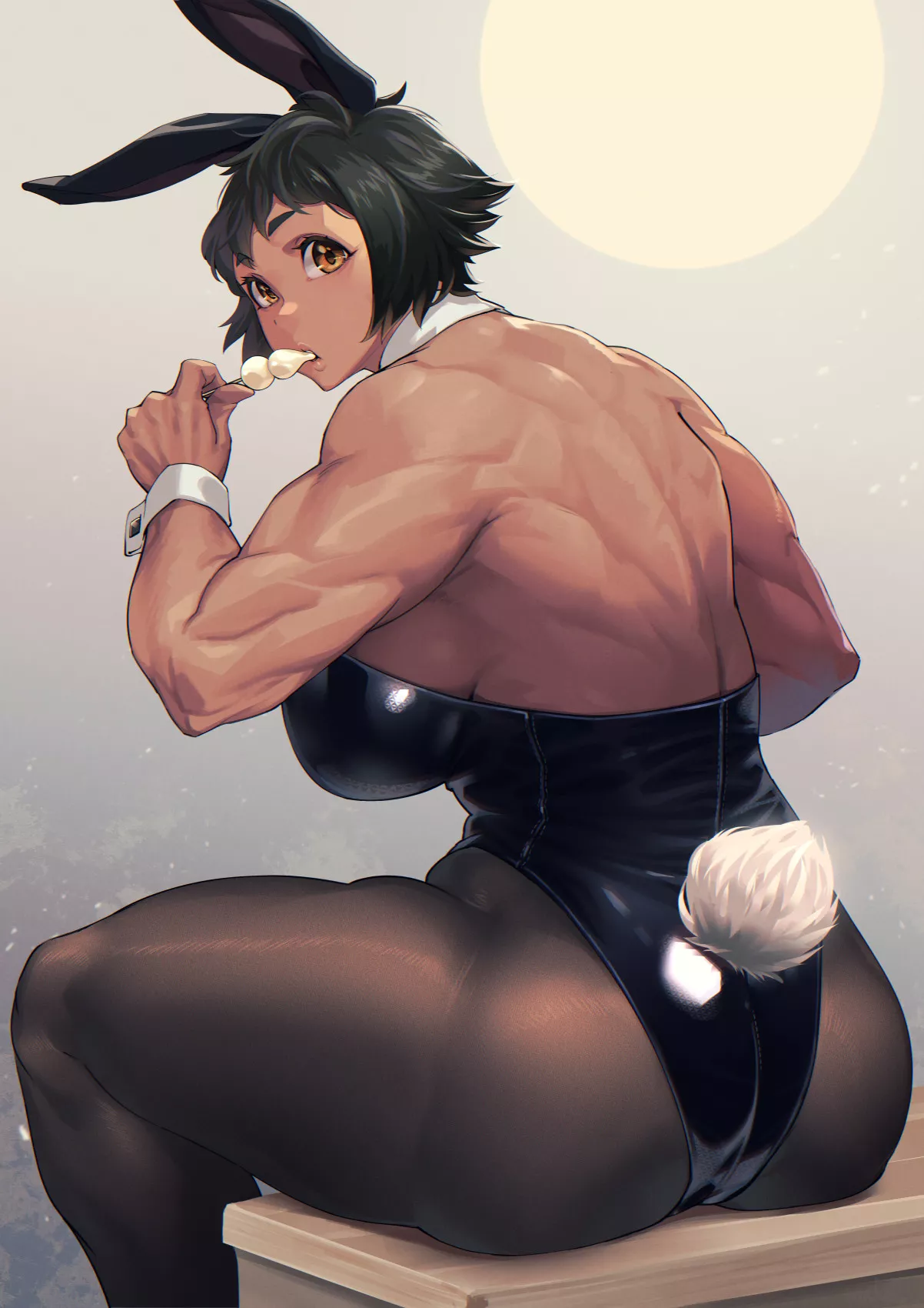 Buff Bunny [Artist: mikel_bk]