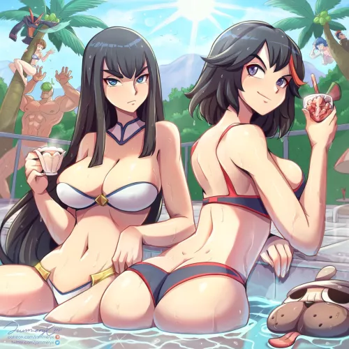 Chilling at the pool (Jammeryx)