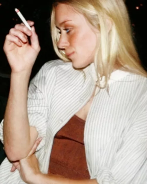 Chloe Sevigny smoking