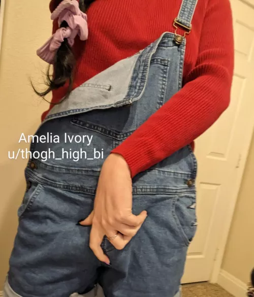 Do these overalls make my cock look big