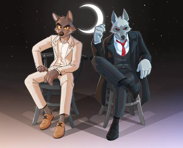 Finest Wolves Under the Moon [asumono_krom]