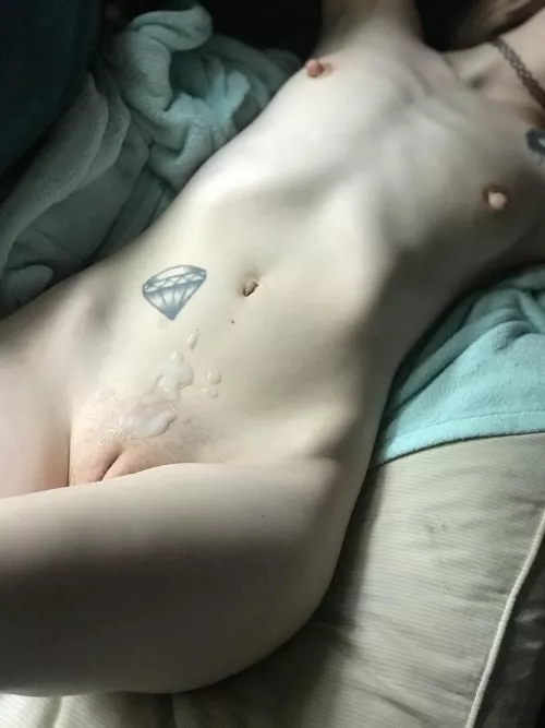 First time ever posting a cum shot after getting used 💦