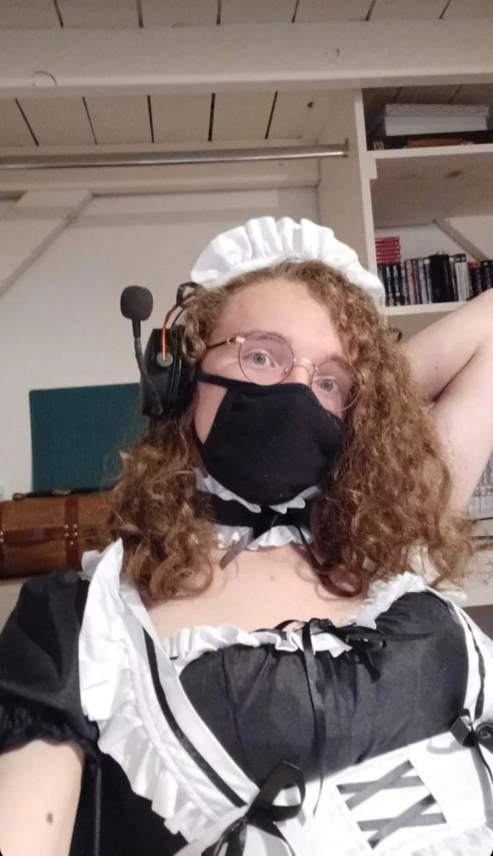 Heard it was mandatory to have a maid dress 🖤🤍