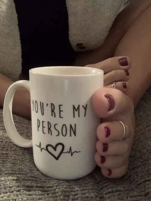 I don’t have fuzz or cereal…but I have your coffee and toez everyday…