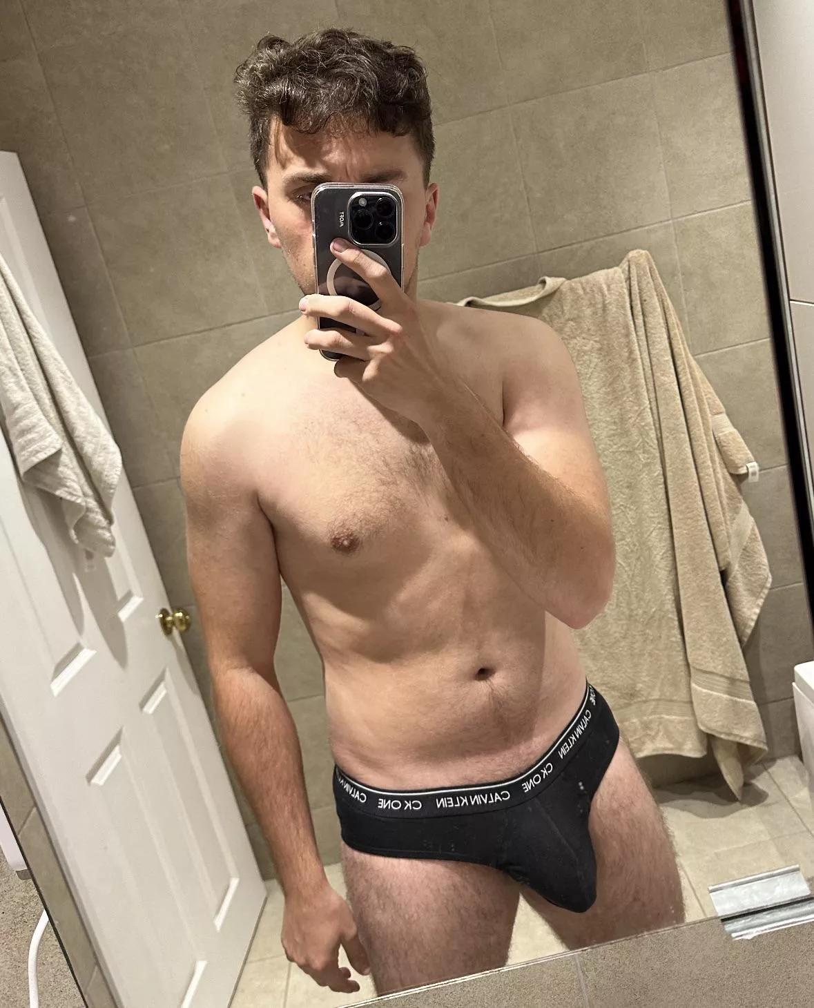 I love how well I fill my underwear up.