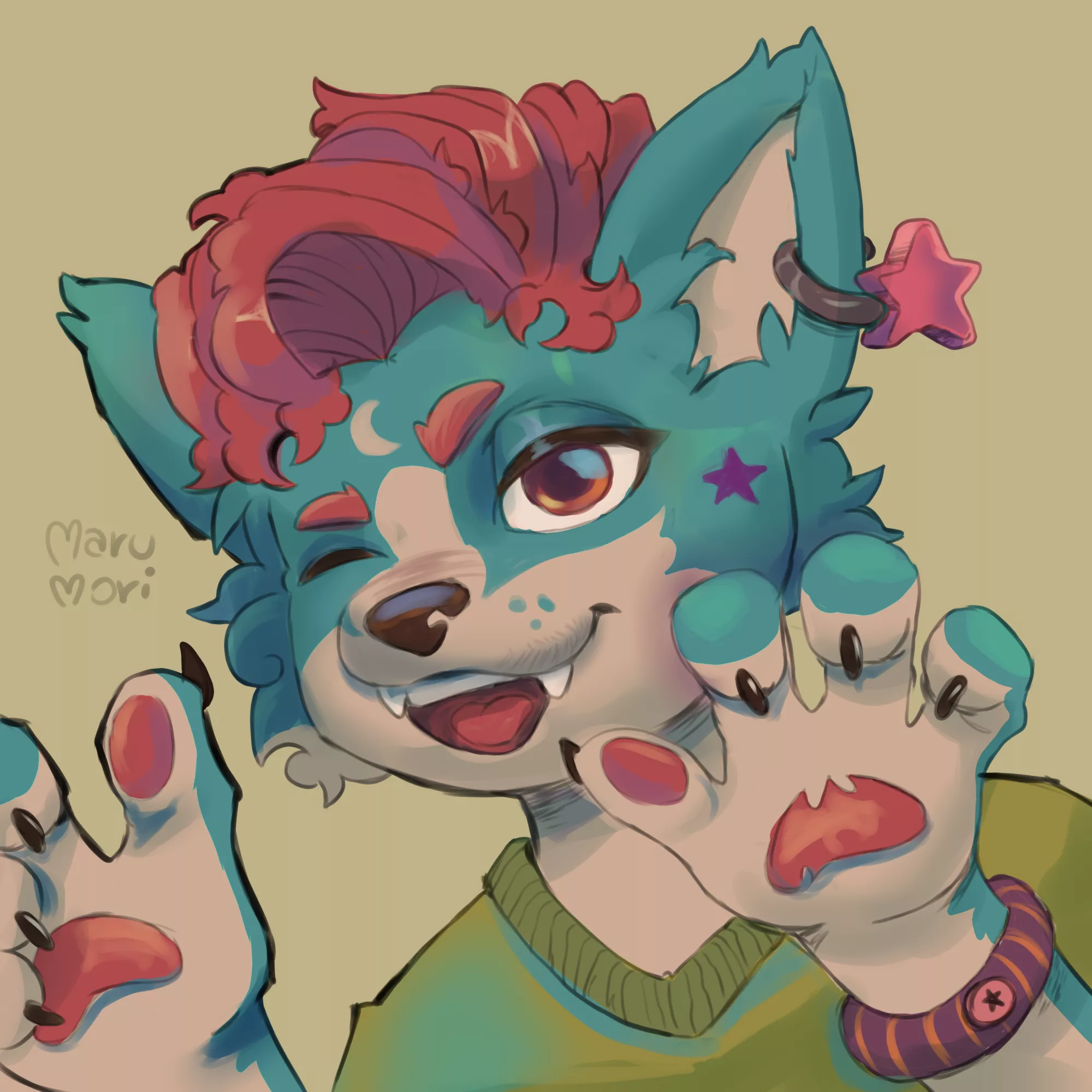 I loved working on this commission, hope you like it! (art by me @marumoriart)