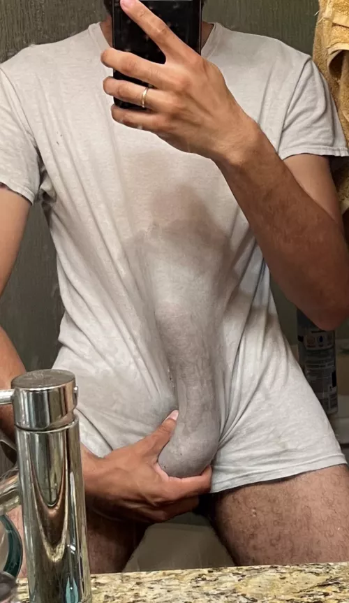 I stretched out my shirt doing this 🙃