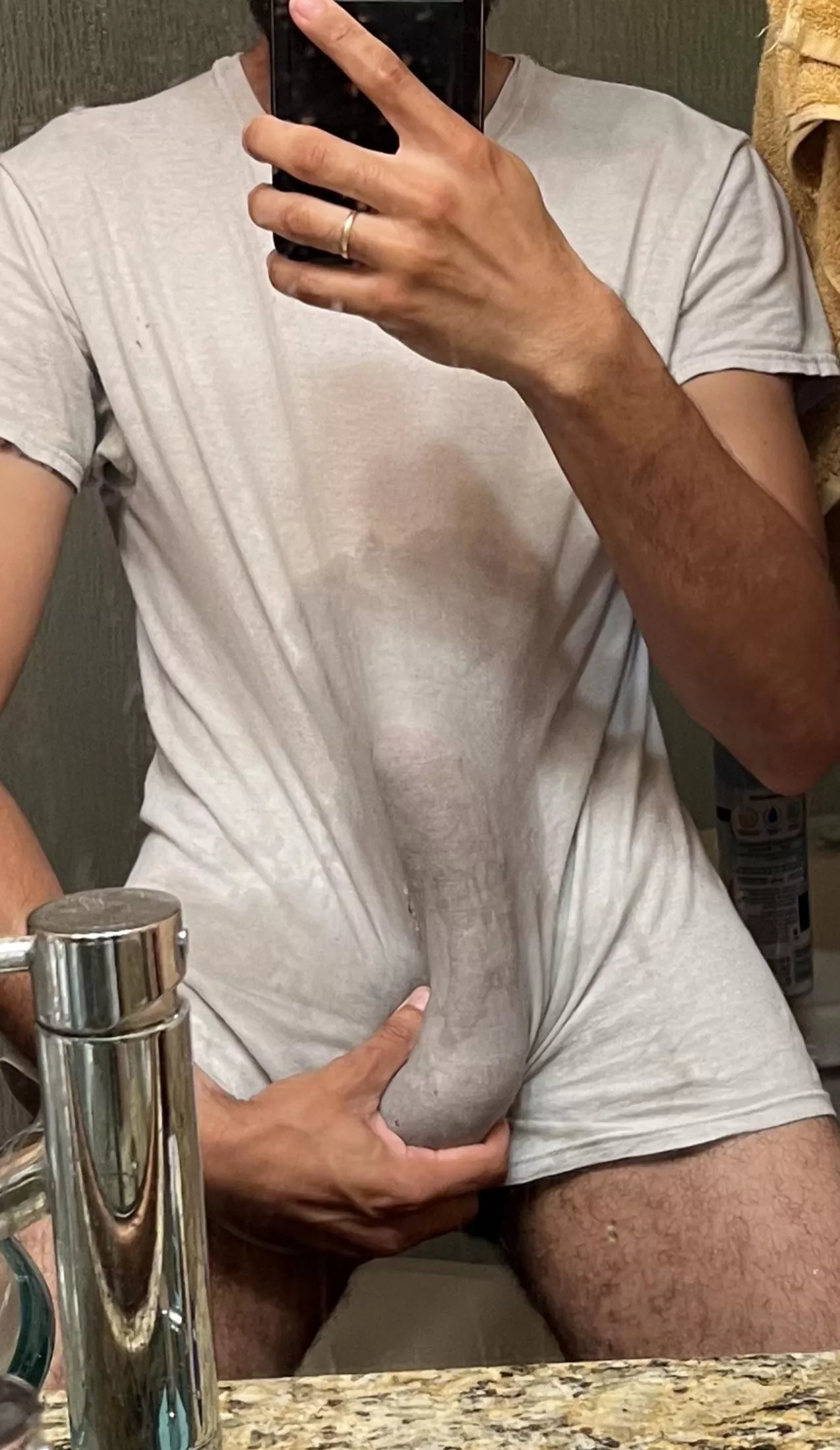 I stretched out my shirt doing this 🙃