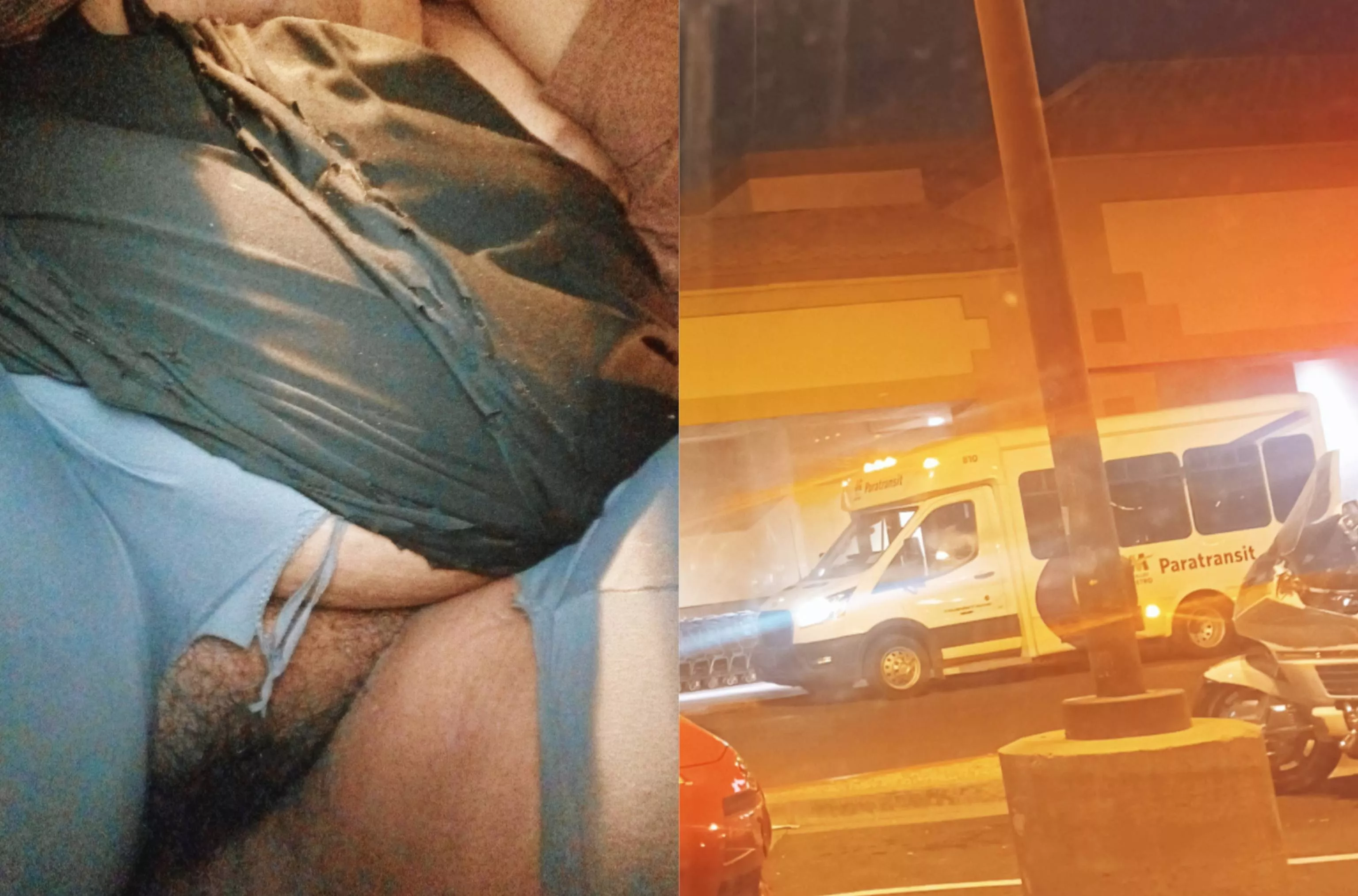 I think a bus driver saw me take this pic 🤭 I didn't see him parked there.... I opened my door to take another pic which he couldn't see cuz the door was in the way but I was facing him a little and he kept glancing at me then looking away lol even 