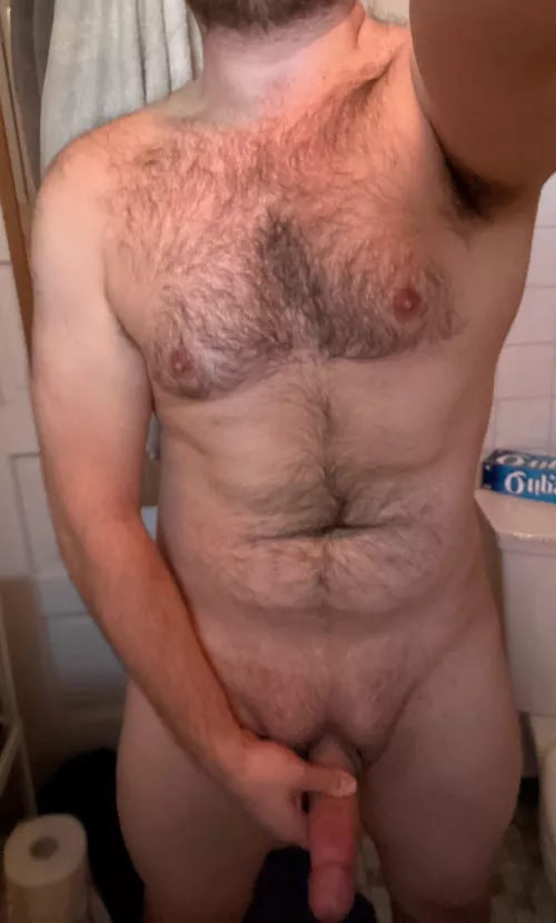 I wake up this hard every day..