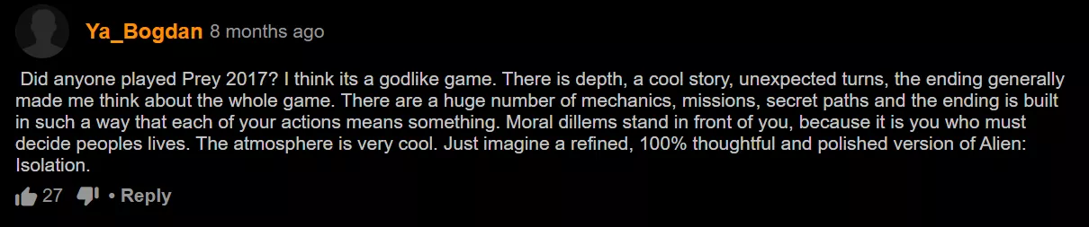 I was thinking of playing the game