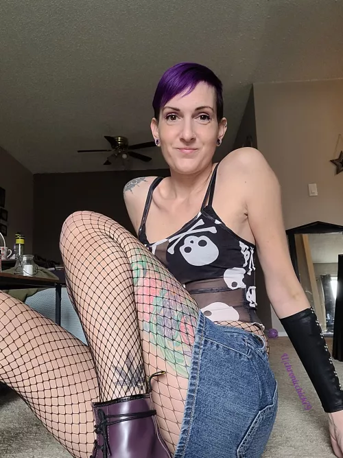 I'm an older gal, but I love my purple hair