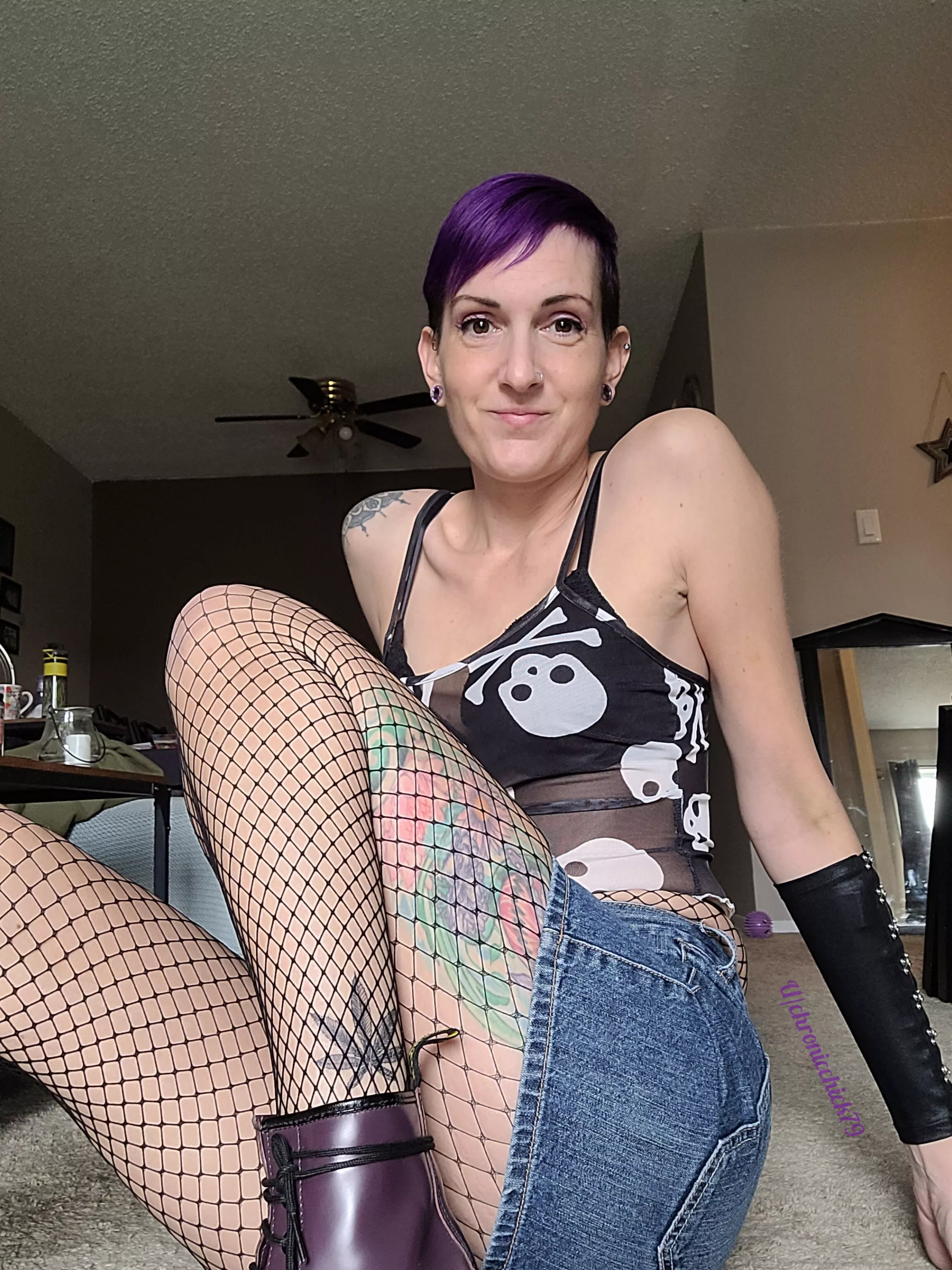 I'm an older gal, but I love my purple hair