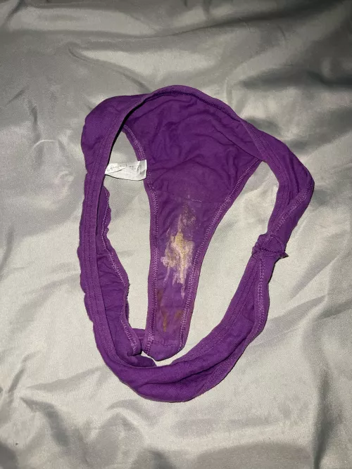 In my roommates hamper after her shower