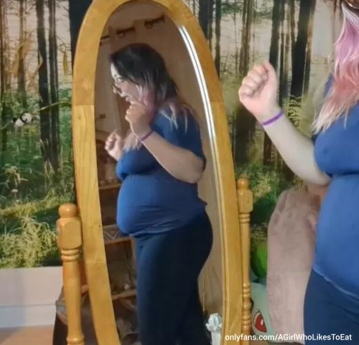 Is this a magnifying mirror or have I just gotten FAT?