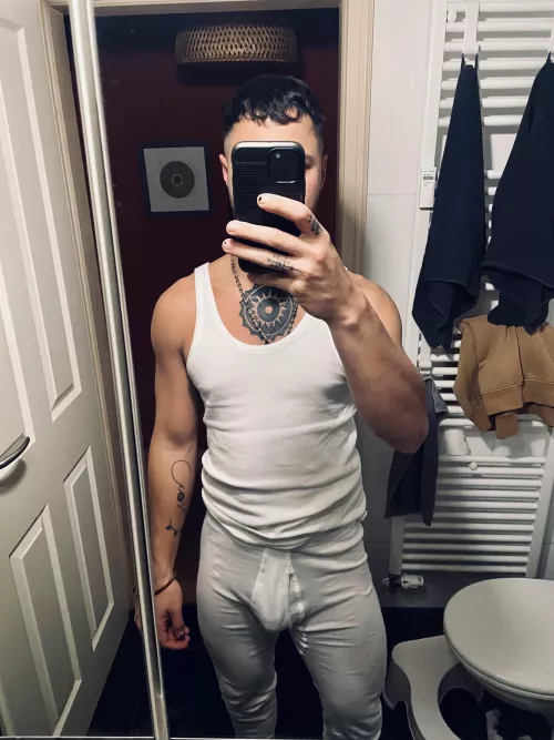 Long johns and tanktops kept me warm this winter