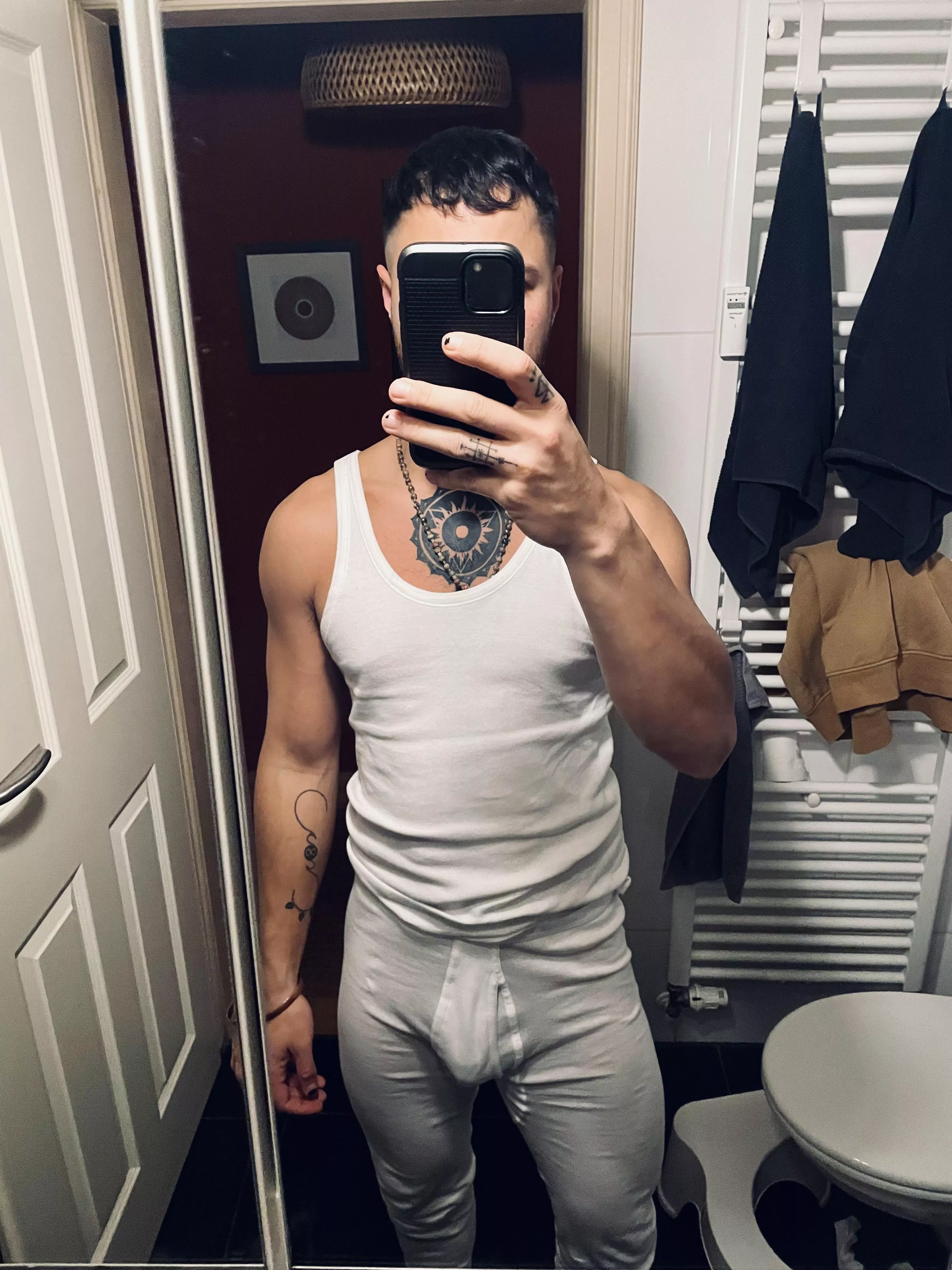 Long johns and tanktops kept me warm this winter