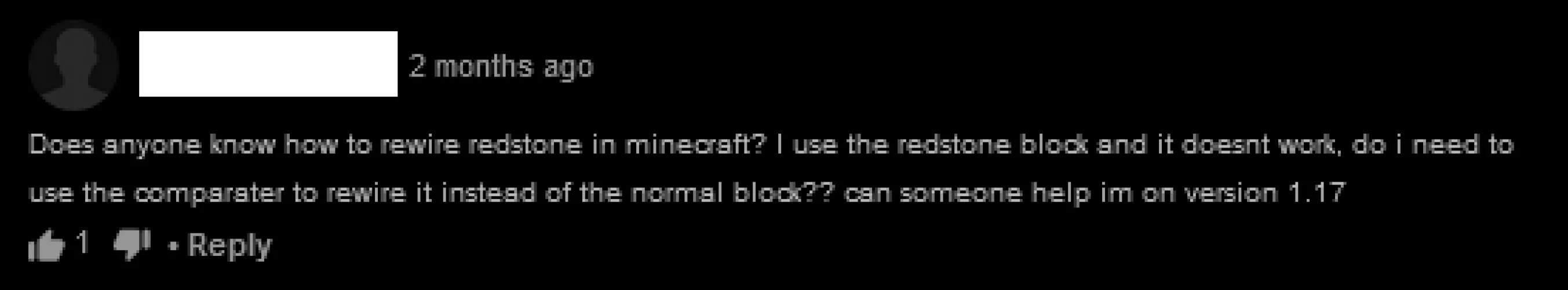 Minecraft Redstone