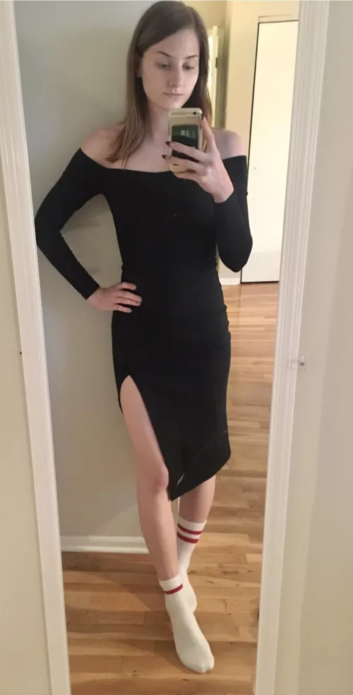 My tight dress & socks