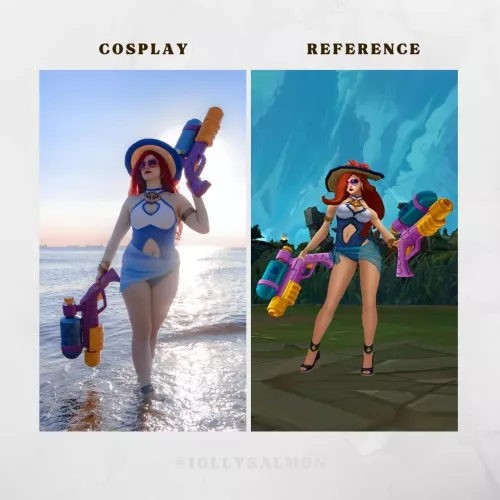 Pool Party Miss Fortune cosplay by Jolly Salmon (from League of Legends)