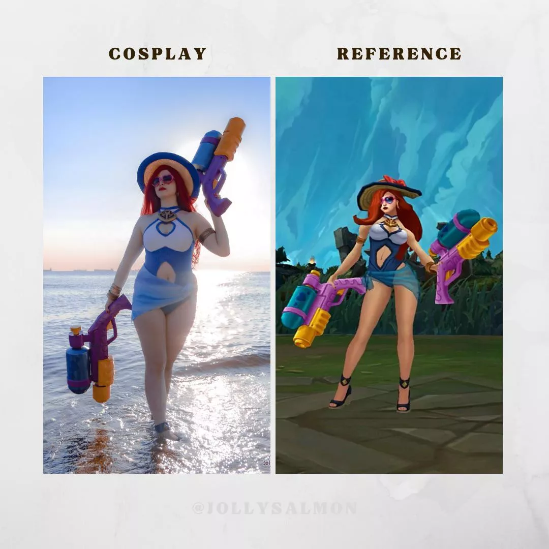 Pool Party Miss Fortune cosplay by Jolly Salmon (from League of Legends)