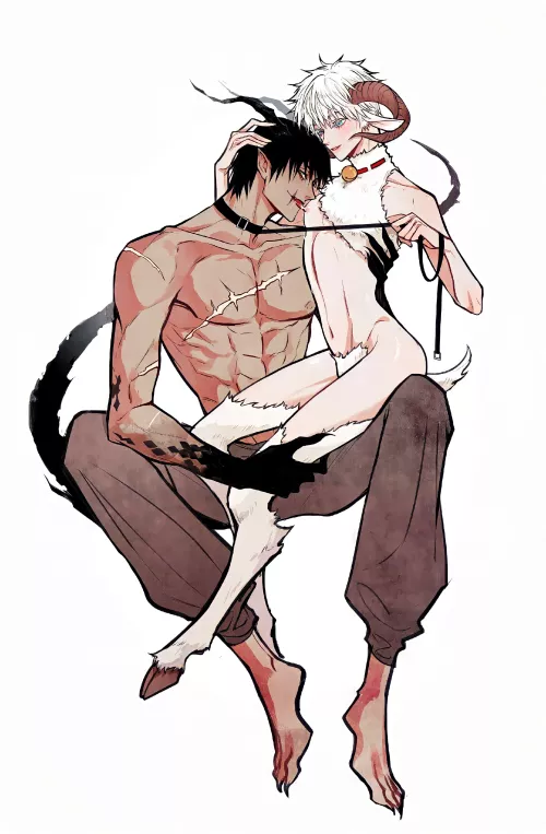 pretty boy gojo and dilf toji from [jujutsu kasien]