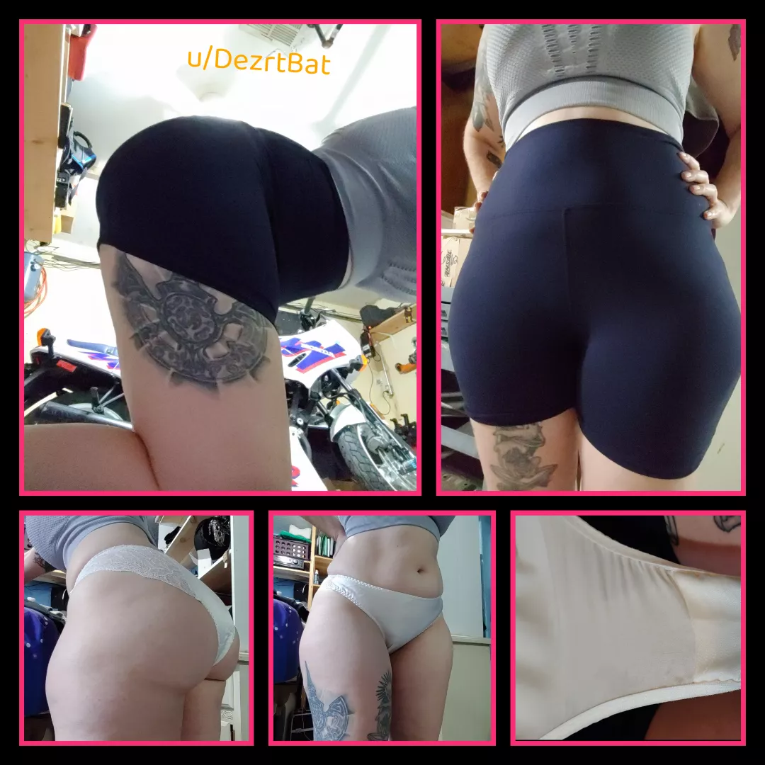 [selling] My sweaty smelly morning workout clothes can be yours! Just finished up, who wants them?! (shorts/panties only)