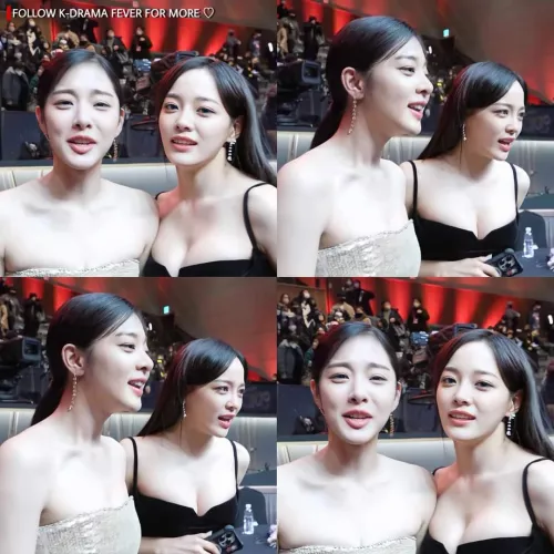 Seol In-ah and Kim Sejeong