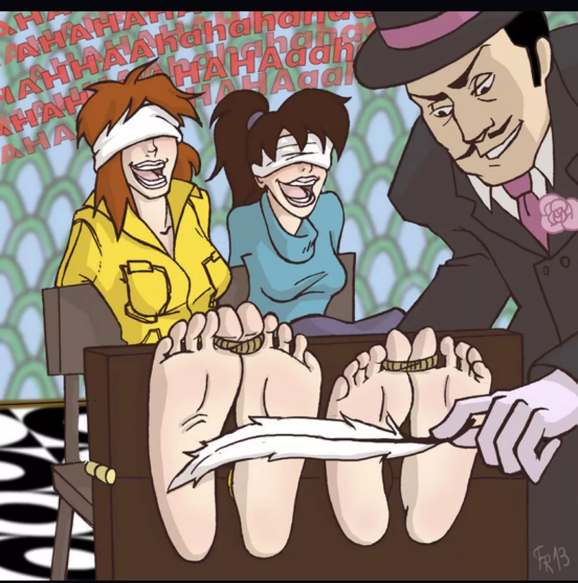 Shame to leave her friend out really eh