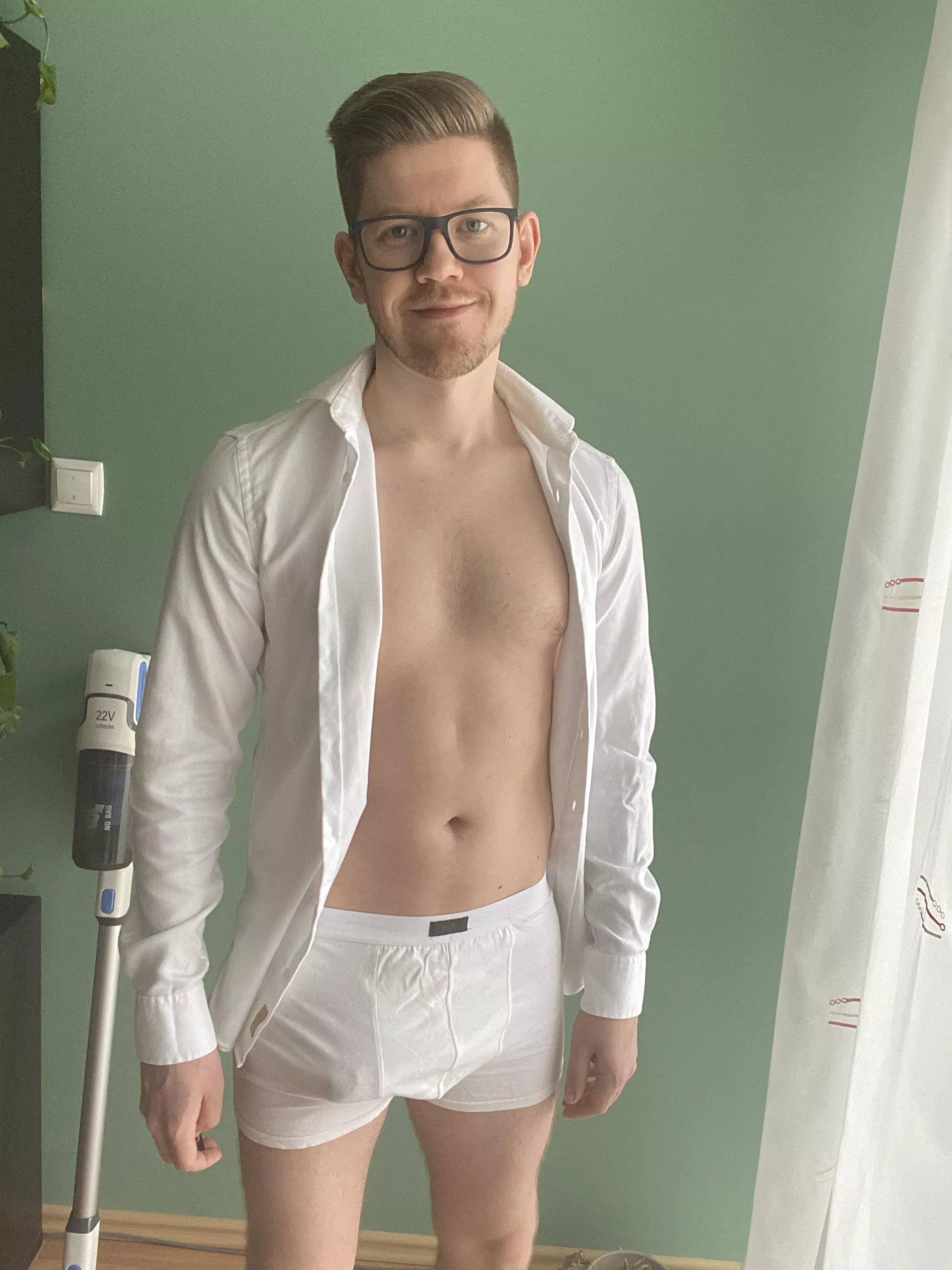 Should I finish dressing up?