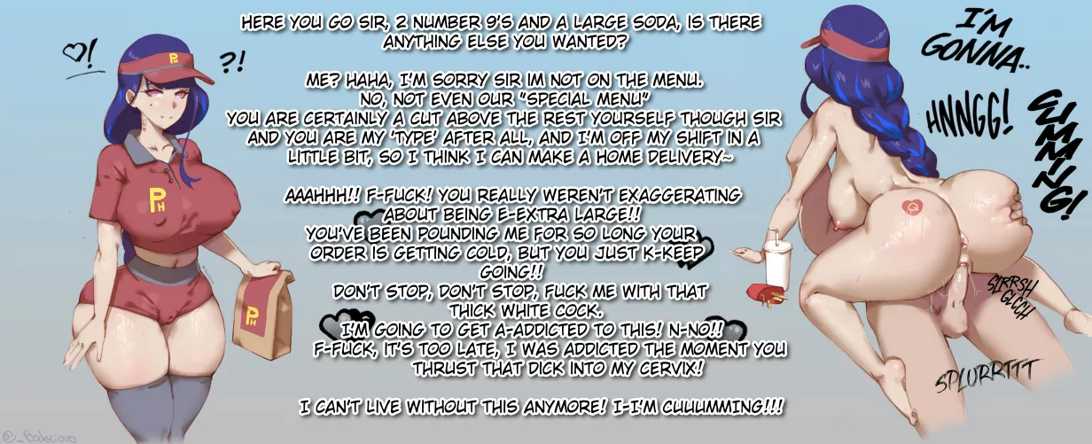 Special Delivery [Bleached][Fast Food][Uniform][Huge Breasts] artist phat smash