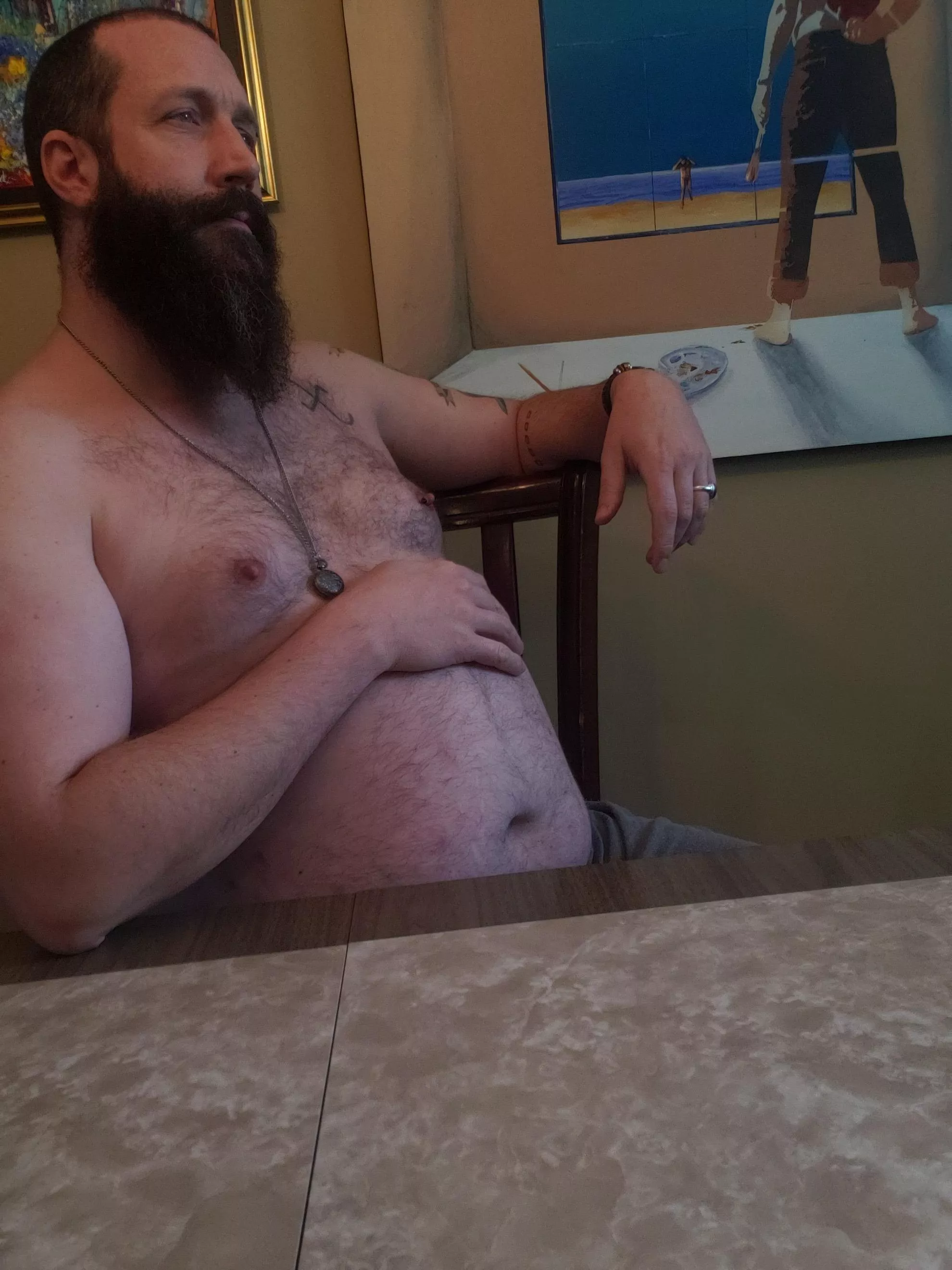 Starting to get some nice grey in the beard