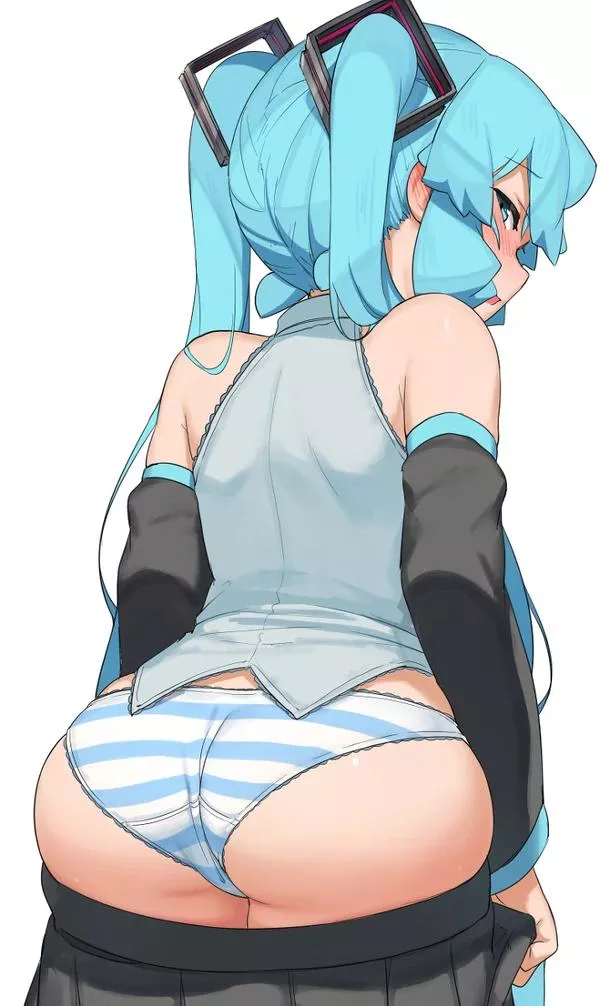 Striped Miku pantsu [abmayo]