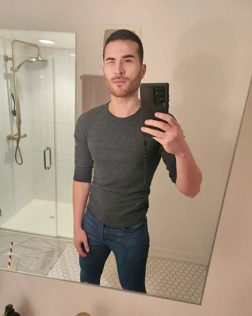 Wearing my favorite sweater