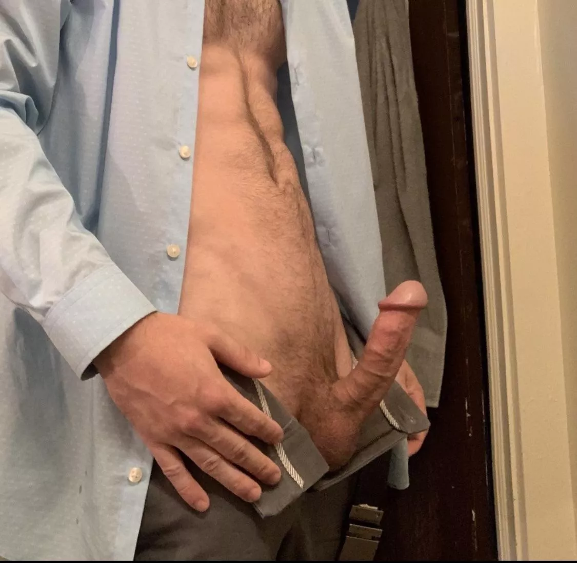 What’s your first reaction when I whip out my cut cock?