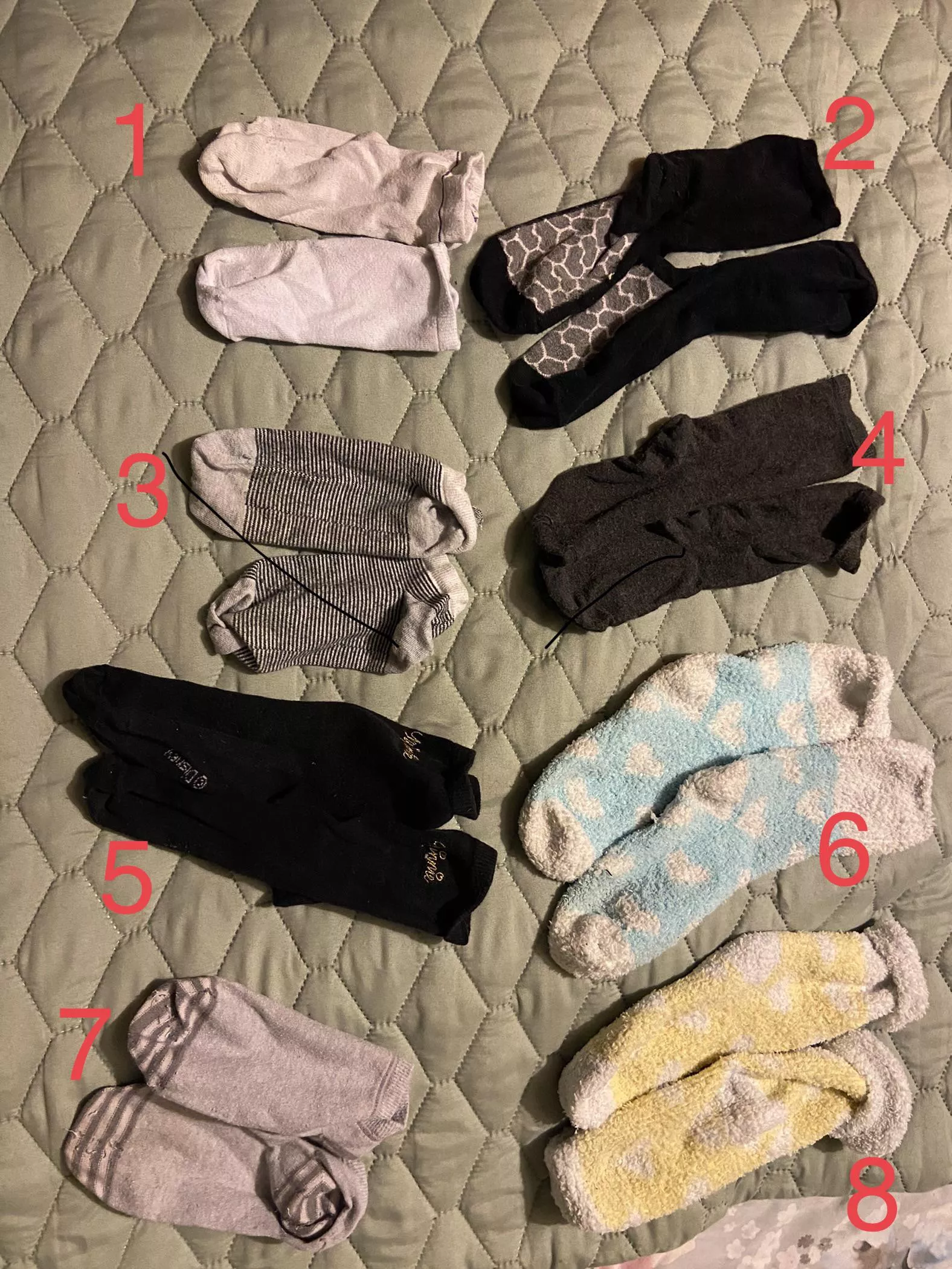 Which socks do you want to see me wear next? 😈😝