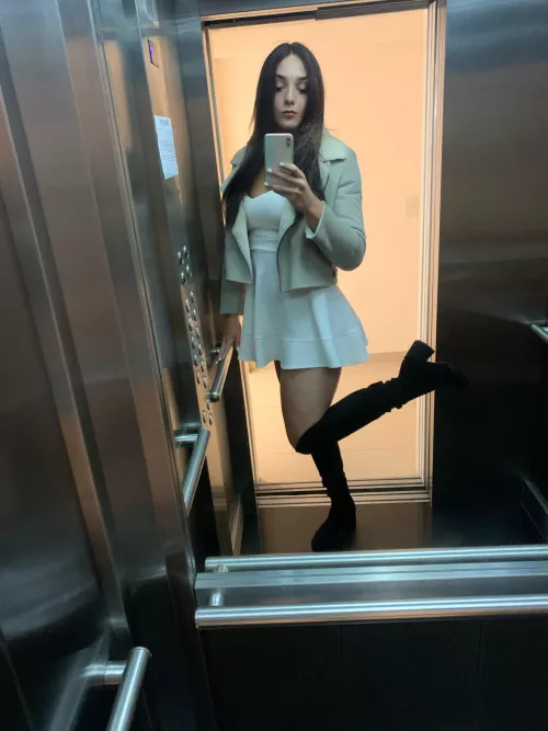 Would you like to see under my skirt?😏