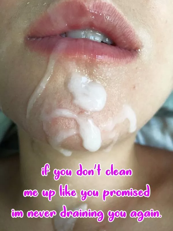 You promised..