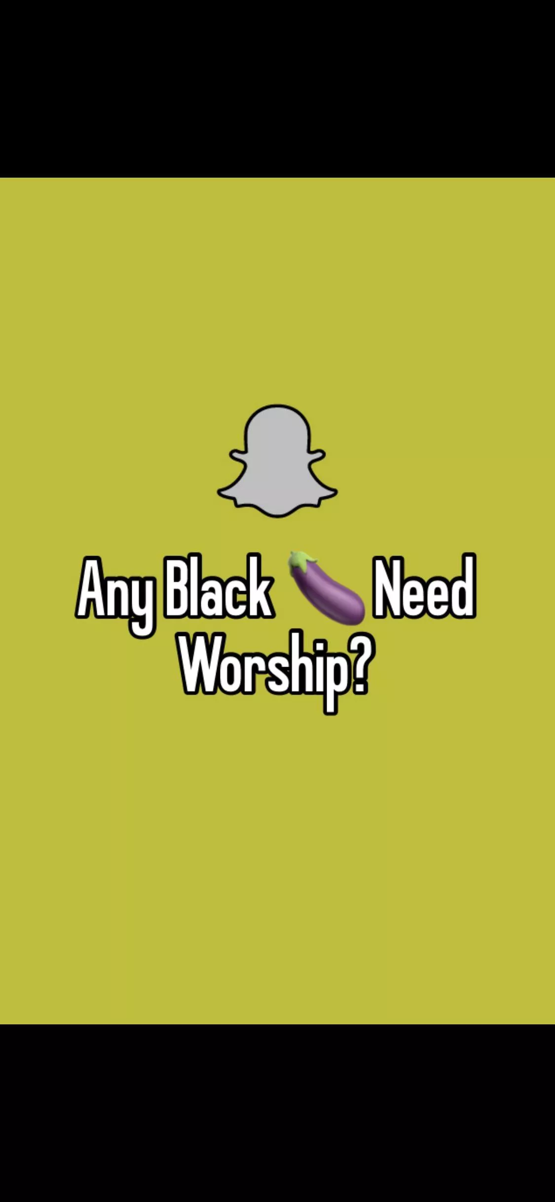 Any big black cocks need worshiping? S👻?