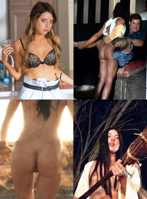 Aubrey Plaza's tight body