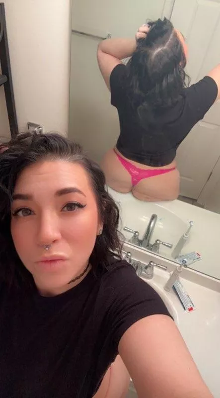 BBW where are you cumming? face or ass