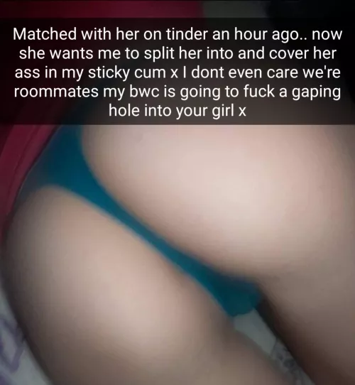 Cheating gf prefers tindr hook ups over you..