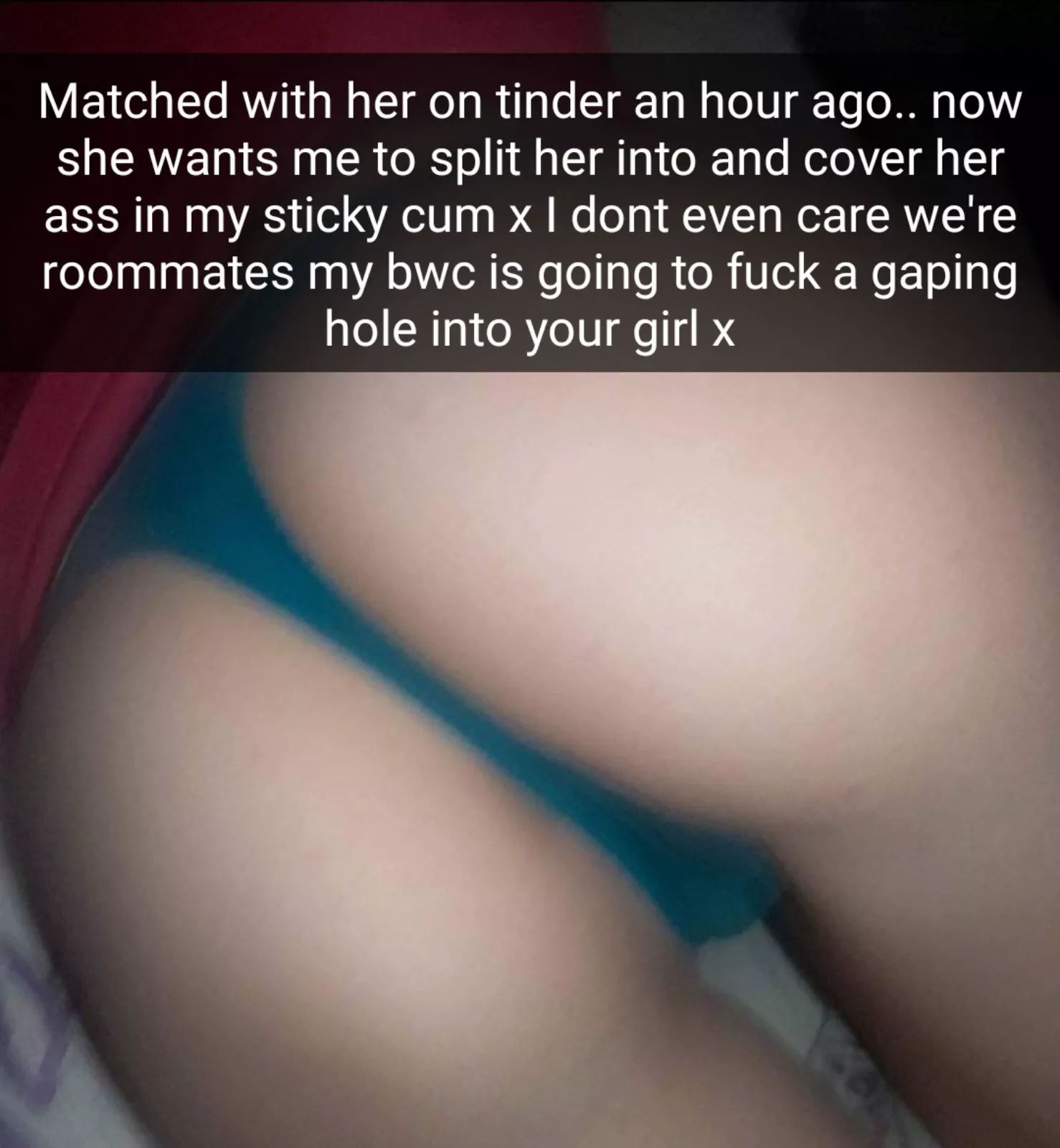 Cheating gf prefers tindr hook ups over you..