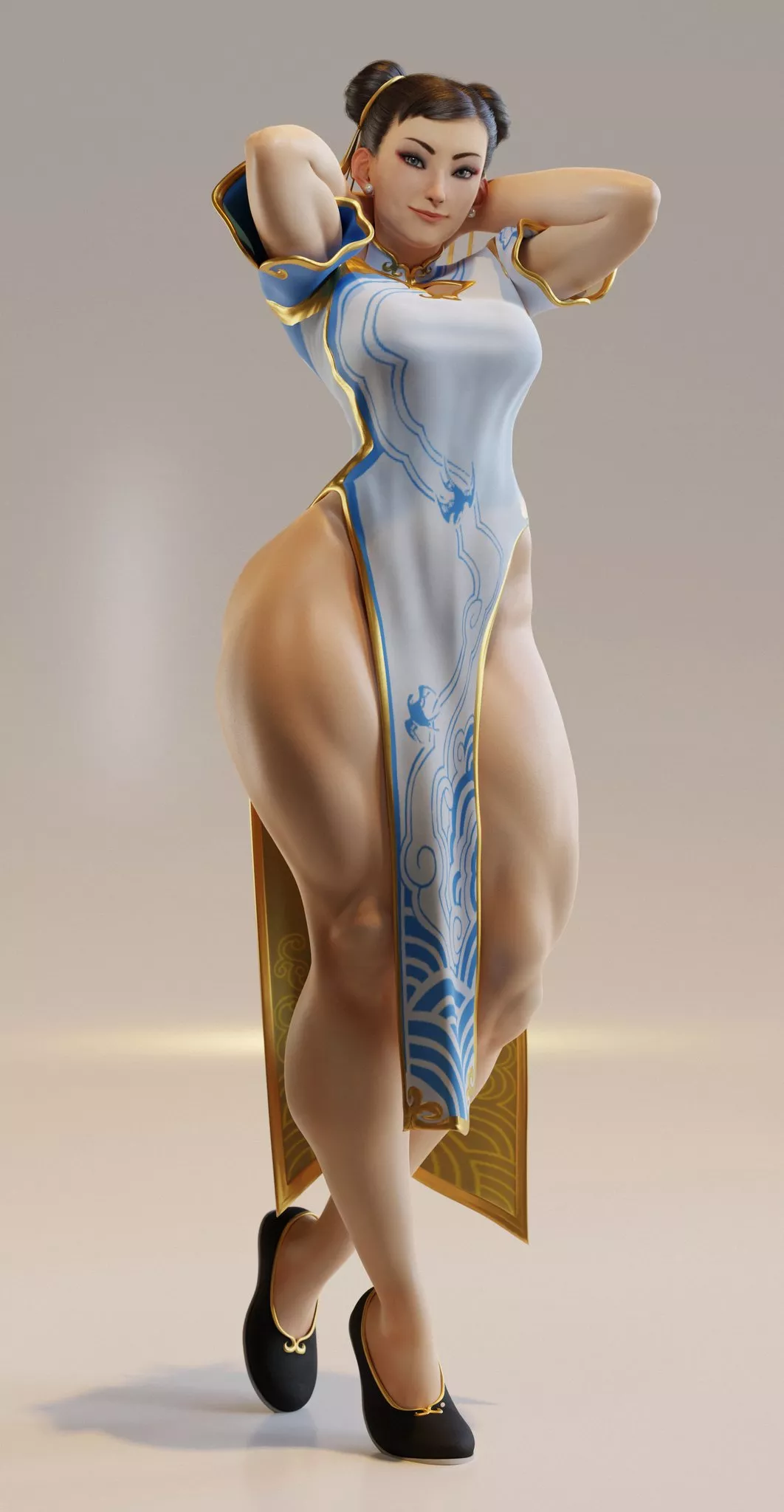 Chun-Li is here to save some lives (Batesz) [Street Fighter]