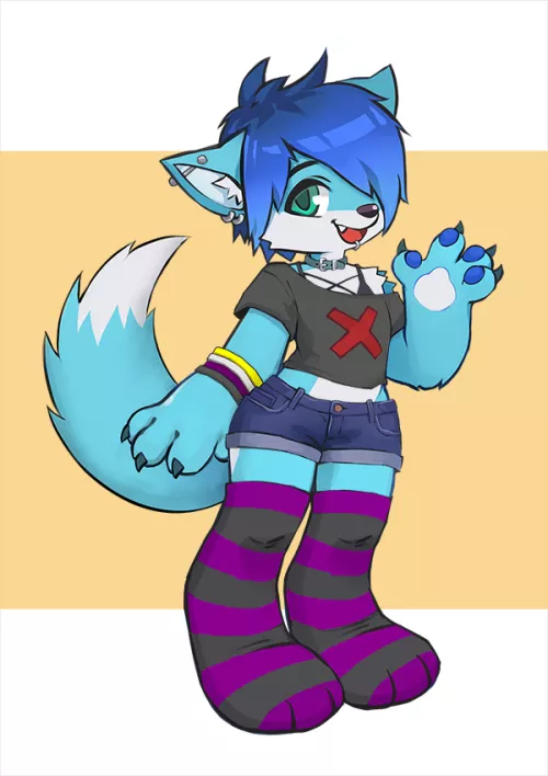 Commission I did for foxidegamedev [Art by me] I really enjoyed creating this character!