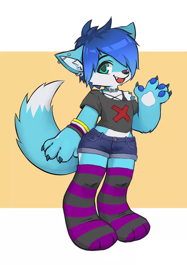 Commission I did for foxidegamedev [Art by me] I really enjoyed creating this character!