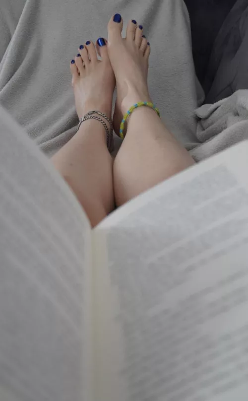 cozy afternoon, reading a book